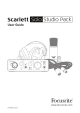 Scarlett Solo Studio Pack